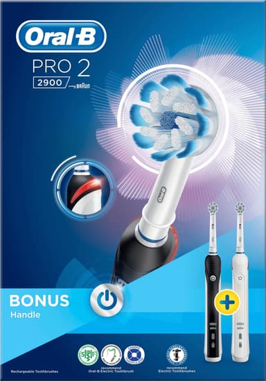 Oral-B Pro 2 eltandborste PRO 2900 (svart/vit)