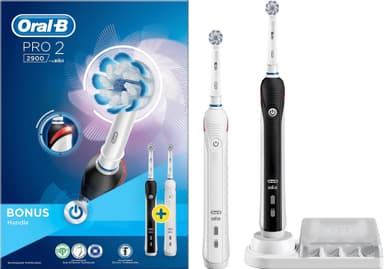 Oral-B Pro 2 eltandborste PRO 2900 (svart/vit)