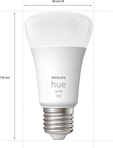 Philips Hue W glödlampa 9.5W A60 E27