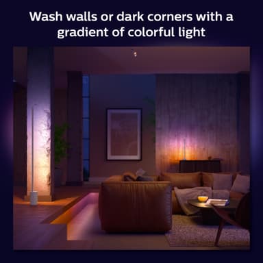 Philips Hue Gradient Signe vit bordslampa