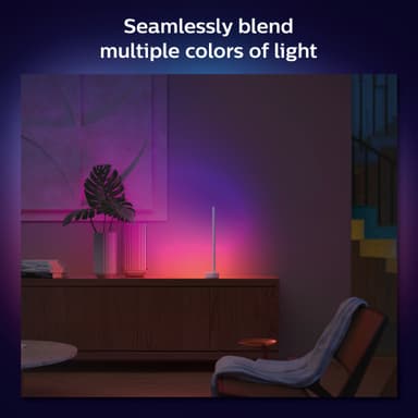 Philips Hue Gradient Signe vit bordslampa