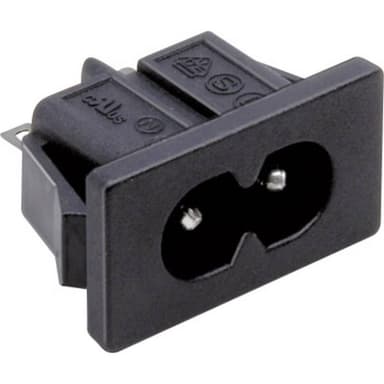 IEC-kontakt TC-2512023 Kontakt hane inbyggd vertikal