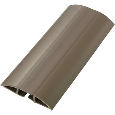 TRU COMPONENTS Kabelbrygga PVC Brun Antal kanaler: 1
