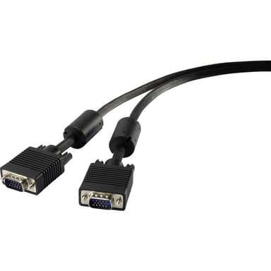 SVGAAnslutningskabel[1x VGA hane - 1x VGA hane]7.50 mSvartRenkforce