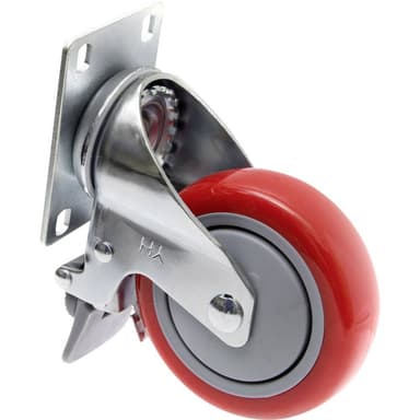 TOOLCRAFT TO-5137956 Länkhjul 100 mm med