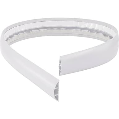 TRU COMPONENTS Kabelbrygga PVC Vit Antal kanaler: 1