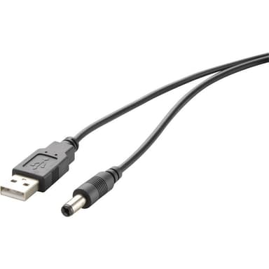 Renkforce RF-4079664 USB 2.0 [1x USB 2.0 A hane - 1x DC