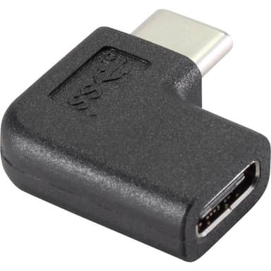 Renkforce USB 3.1 (2:a gen.) Adapter [1x USB-C™ hane - 1x USB-C™ hona] Vinklad 90 åthöger