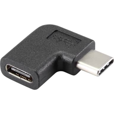 Renkforce USB 3.1 (2:a gen.) Adapter [1x USB-C™ hane - 1x USB-C™ hona] Vinklad 90 åthöger
