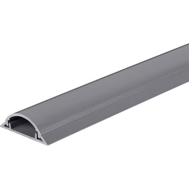 TRU COMPONENTS Kabelbrygga PVC Grå Antal kanaler: 1
