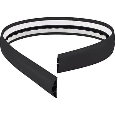 TRU COMPONENTS Kabelbrygga PVC Svart Antal kanaler: 1