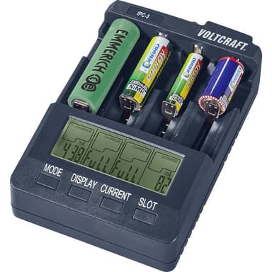 VOLTCRAFT IPC-3 Batteriladdare LiIon, NiCd, NiMH 10440,