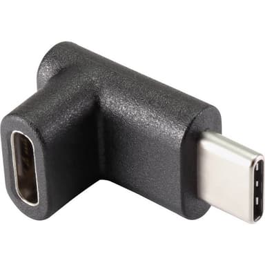 Renkforce USB 3.1 (2:a gen.) Adapter [1x USB-C™ hane - 1x USB-C™ hona] 90 uppåtvinklad