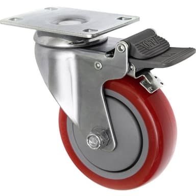 TOOLCRAFT TO-5137956 Länkhjul 100 mm med