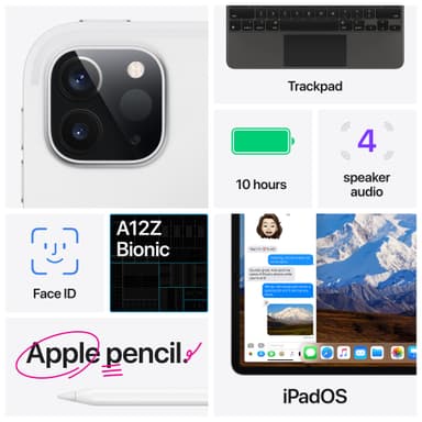 iPad Pro 12.9" 2020 256 GB WiFi (rymdgrå)