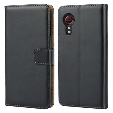 Plånboksfodral Samsung Galaxy Xcover 5 i Svart Läder