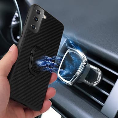 Samsung Galaxy S21+ (S21 Plus) skal med Finger Ring + magnet