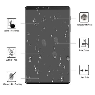 Samsung Galaxy Tab A7 Lite härdat glas