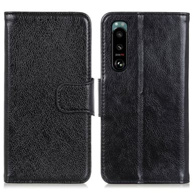 Sony Xperia 5 III Plånboksfodral Textured Split - Svart