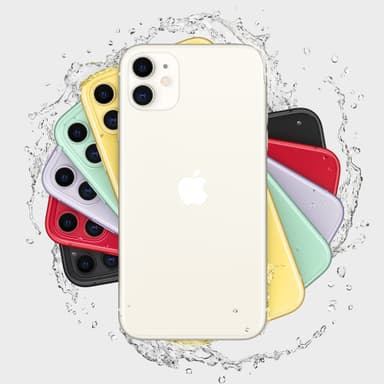 iPhone 11 smartphone 64GB (vit)