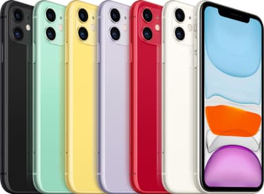 iPhone 11 smartphone 64GB (vit)