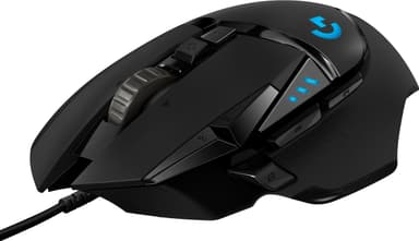 Logitech G502 Hero USB gamingmus (svart)