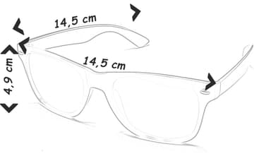 SKALO Polariserade solglasögon WA - Polarized Black