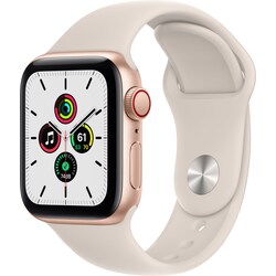Apple Watch SE 40 mm LTE (Gold Alu/Starlight sportband)