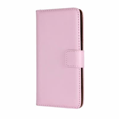 SKALO Xiaomi Redmi 9A Plånboksfodral Äkta Skinn - Ljusrosa