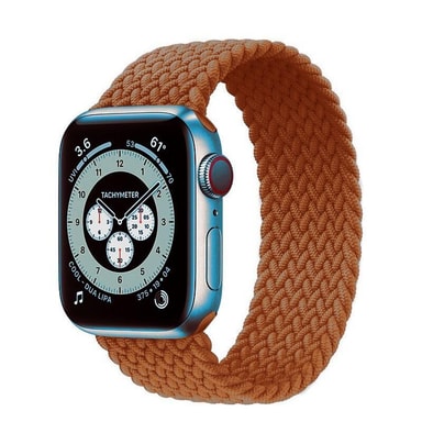 Apple Watch Flätat tygarmband 38/40/41mm - Brun-S - Elgiganten