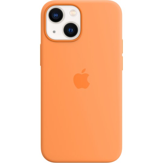 iPhone 13 Mini silikonfodral med MagSafe (marigold)