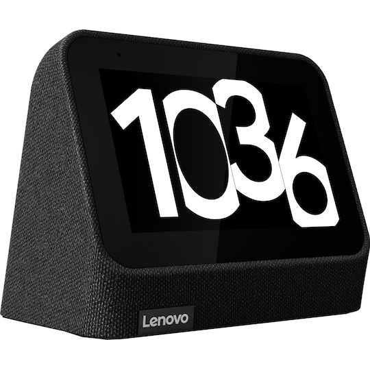Lenovo Smart Clock 2 med Google Assistant (svart)
