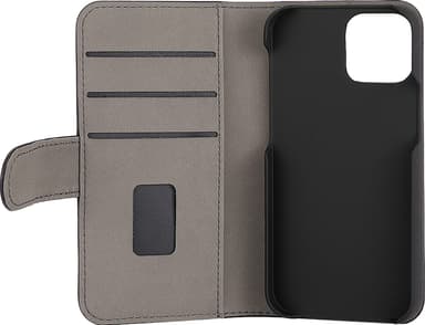 Gear iPhone 13 Mini plånboksfodral (svart)