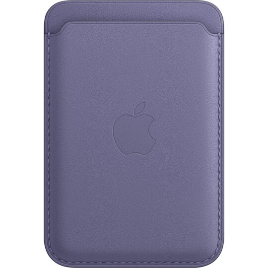 iPhone plånbok i läder med  MagSafe (wisteria)