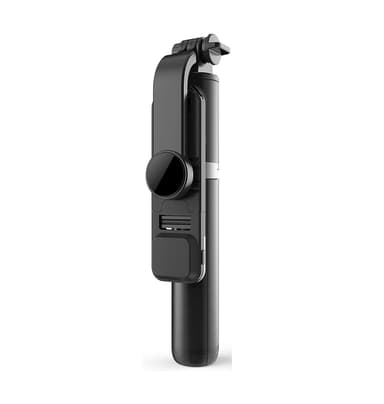Stativ / tripod till mobiltelefon med Bluetooth och belysning, Svart