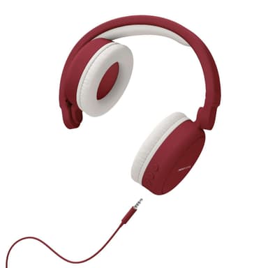 Energy Sistem-hörlurar 2 Pannband/On-Ear, Bluetooth, Ruby Red, Trådlös