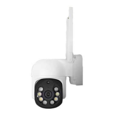 Övervakningskamera PTZ Wifi utomhuskamera Vit