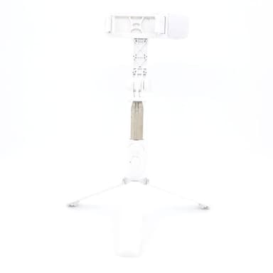 Stativ / tripod till mobiltelefon med Bluetooth och belysning, Vit