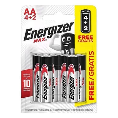 Batterier Max Power Energizer LR06 AA (6 uds)