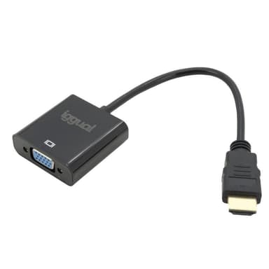 Kabel HDMI iggual IGG317303 WUXGA Svart