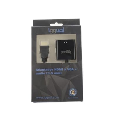 Kabel HDMI iggual IGG317303 WUXGA Svart