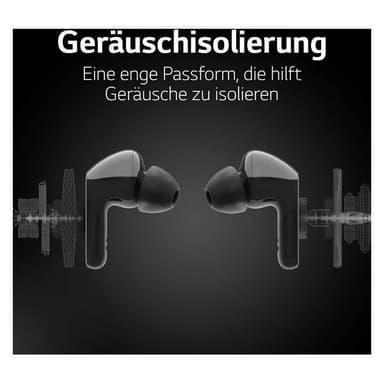 Bluetooth Hörlurar LG FN7B IPX4 390 mAh USB C Svart