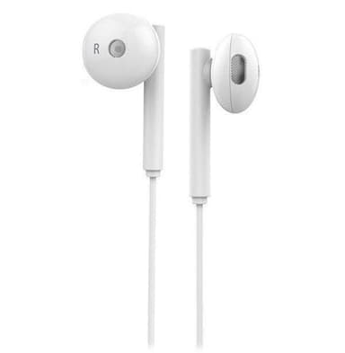 Huawei Half In-Ear-hörlurar AM115 Inbyggd mikrofon, 3,5 mm-uttag, vit