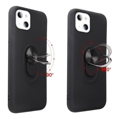 iPhone 13 Mini Hybrid skal med Finger Ring - Röd