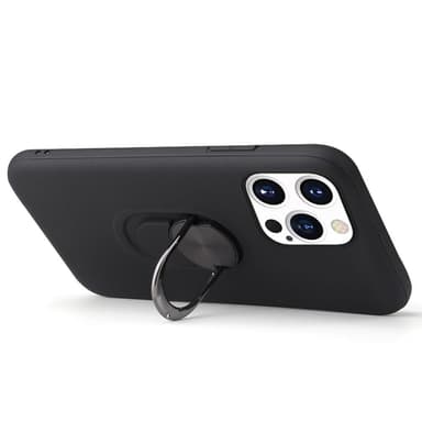 iPhone 13 Pro Max Hybrid skal med Finger Ring - Röd
