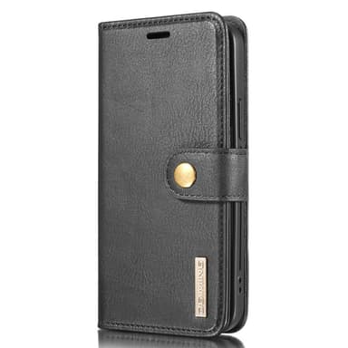 DG.MING iPhone 13 Mini Split Läder Plånboksfodral - Svart