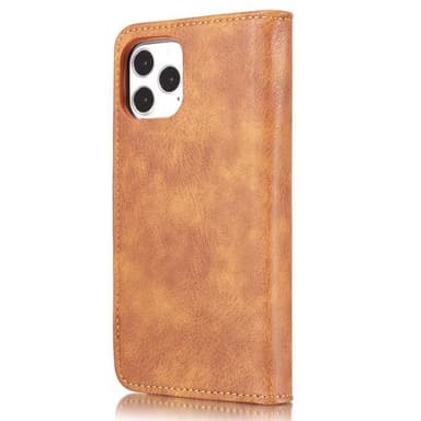 DG.MING iPhone 13 Mini Split Läder Plånboksfodral - Brun