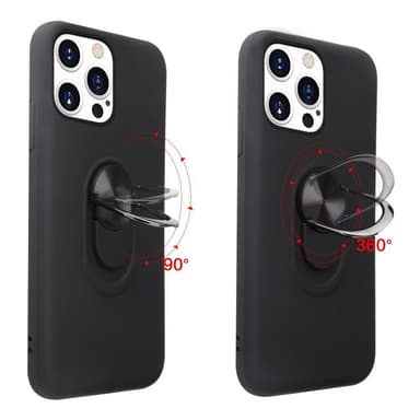 iPhone 13 Pro Hybrid skal med Finger Ring - Blå