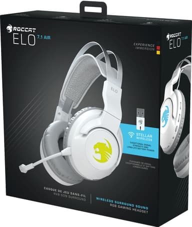 Roccat Elo 7.1 Air headset för gaming (vitt)