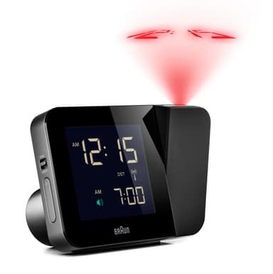 Braun digital global radiokontrollerad projektionsklocka bnc015bkrc